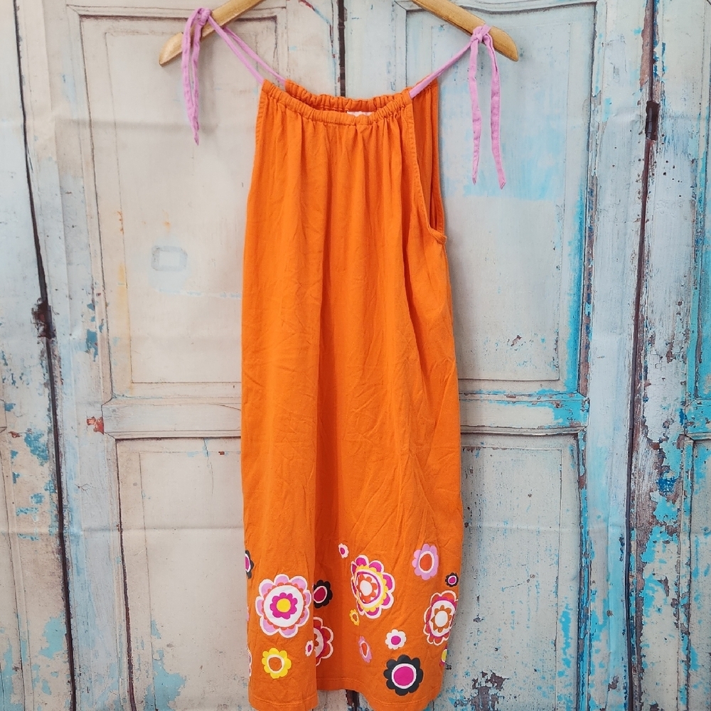 Hanna Andersson Bright Orange Sun Dress‎